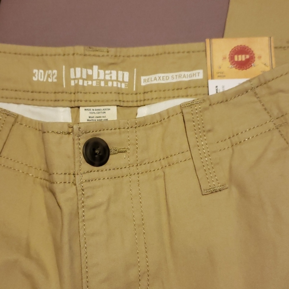 New Urban Pipeline khaki cargo pants